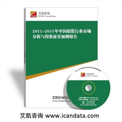 2011-2015年中國鋁箔行業市場分析與投資前景預測報告_手機艾凱咨詢網